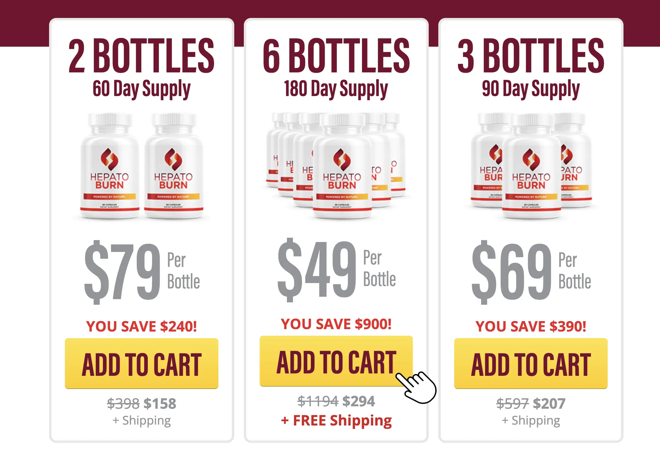 HepatoBurn buy now button